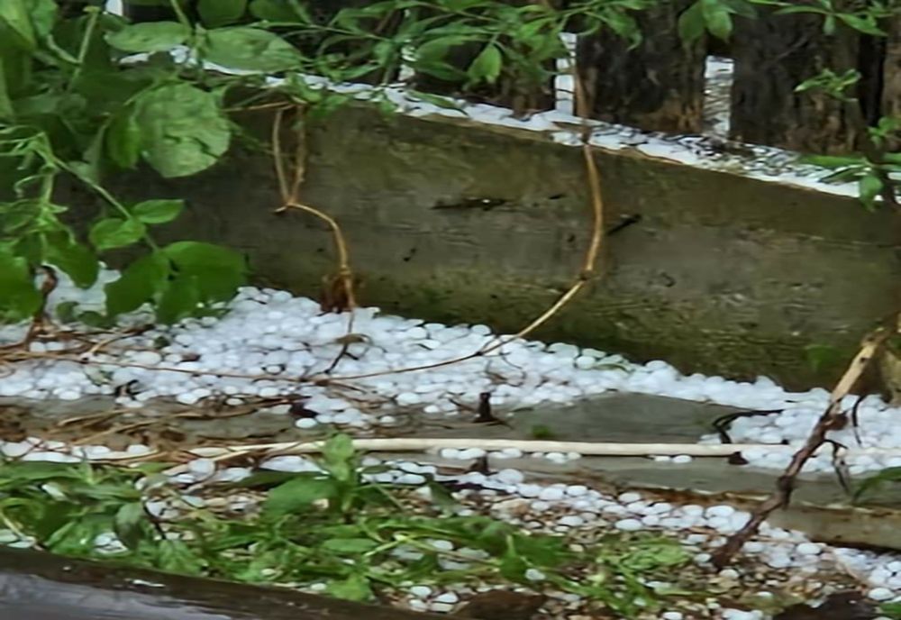 Grindina a făcut prăpăd într-o comună de pe Valea Dâmboviței! 