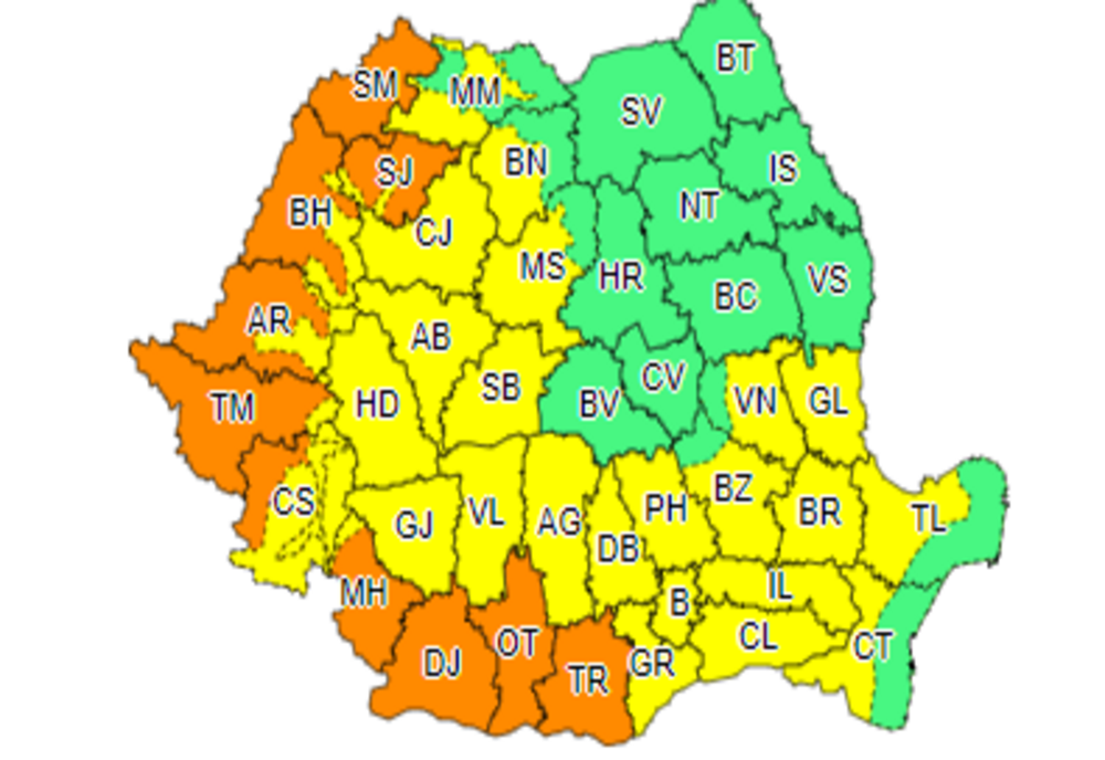 Cod galben de căldură în week-end, în Dâmbovița