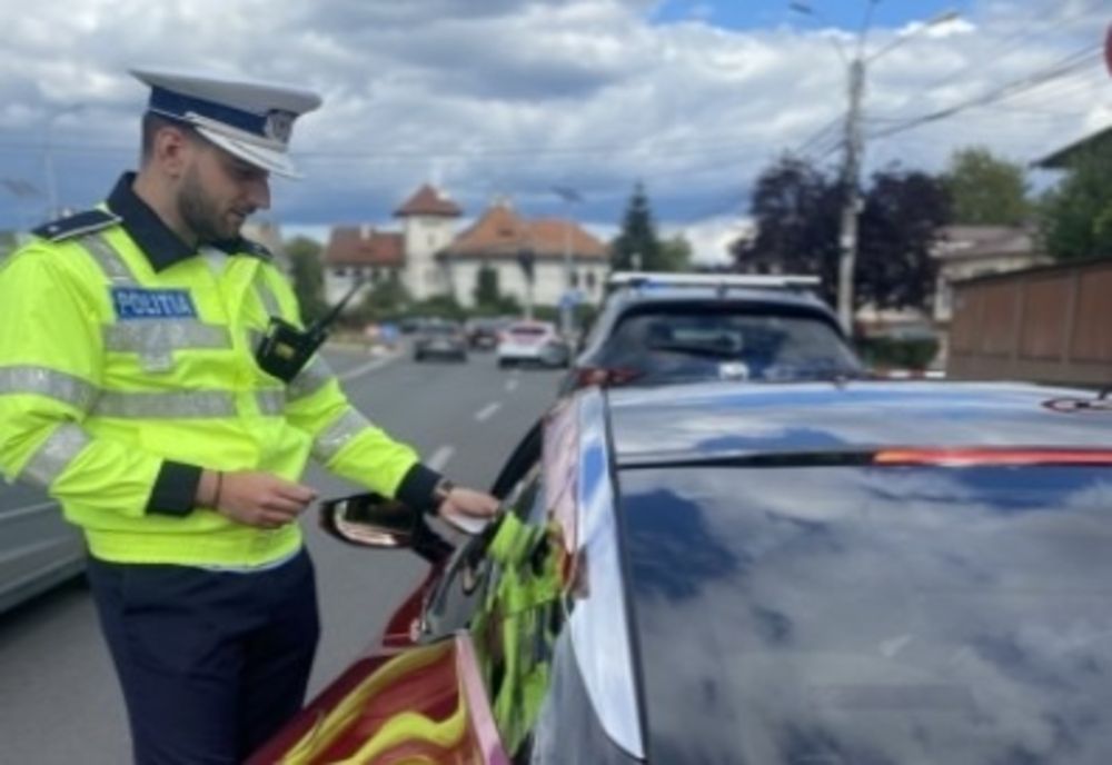 Razie a poliţiştilor dâmboviţeni pe principalele artere din judeţ