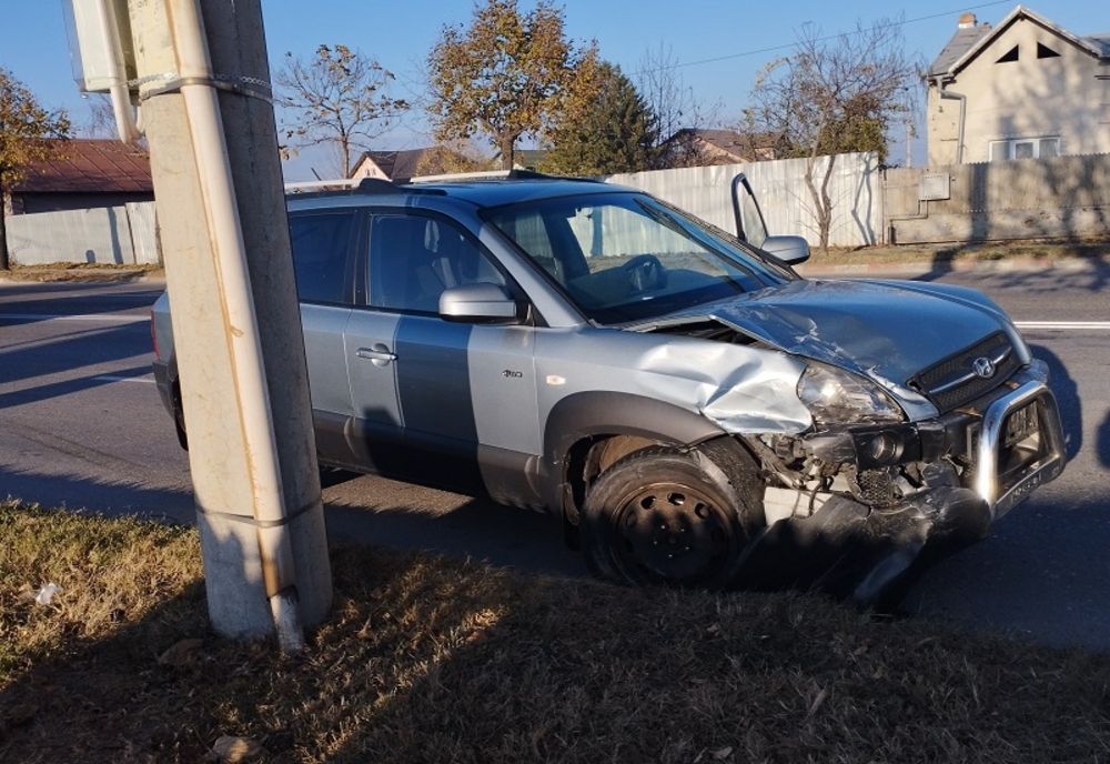 Dâmboviţa. Coliziune violentă la ieșirea din Târgoviște spre Ulmi!