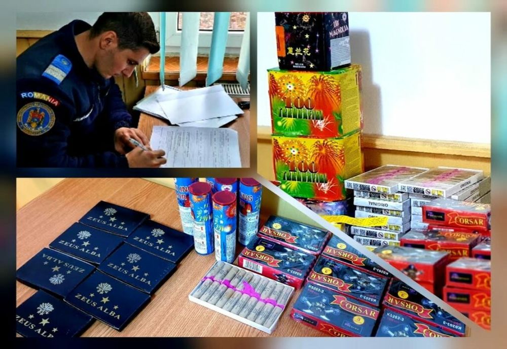 Dâmboviţa. Doi tineri care vindeau petarde, depistați de jandarmi