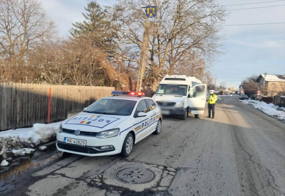 Dâmbovița. Șofer de microbuz, care efectua curse regulate pe ruta Găești – Crângurile, prin băut la volan
