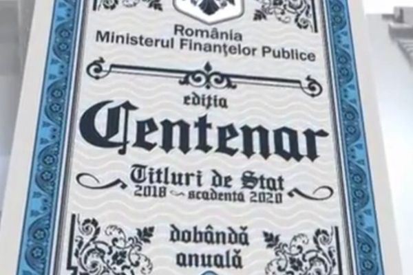 Titluri de stat- Centenar. ANAF-ul pus să tenteze populația cu bonusuri uriașe