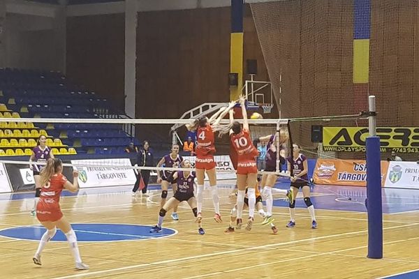 Victorie importantă. CSM Târgoviște-UVT Agroland Tim. 3-0(25-22, 25-17, 25-17) în prima ligă de volei feminin