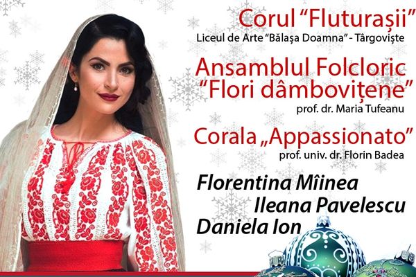 Deschiderea Sărbătorilor de Iarnă, marcată printr-un spectacol de colinde „De Moș Nicolae”, la Târgoviște