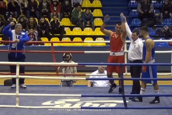 Medalie de argint la Campionatul Național de Box, pentru "greul" Cătălin Cristea, de la CSM Târgoviște