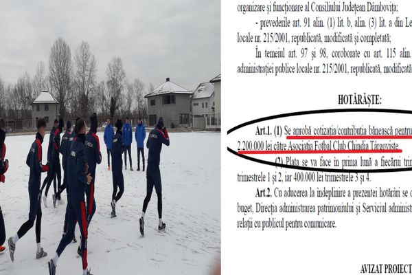 Buget care obligă. Al patrulea an consecutiv cu majorare de buget, pentru Chindia Târgoviște