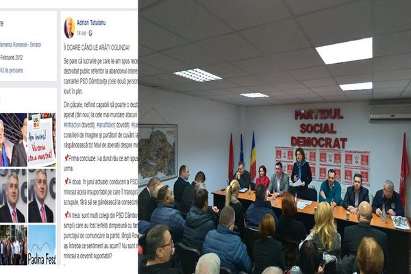 Țuțuianu-Plumb, război total cu miza PSD Dâmbovița