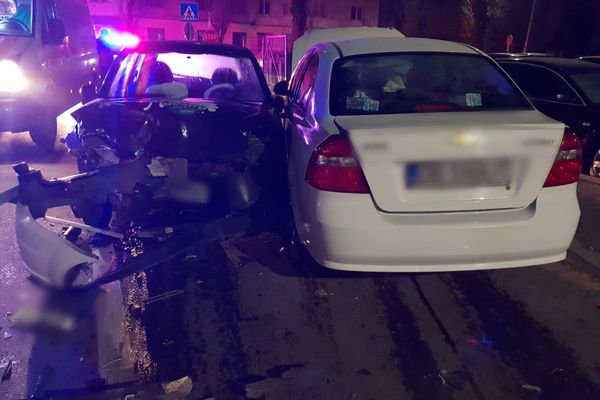 Accident cu un șofer băut, în Târgoviște