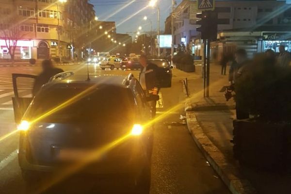 Accident cu trei răniți, în centrul Târgoviștei