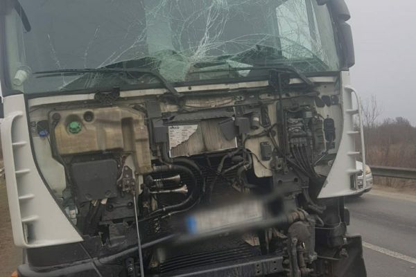 Coliziune în lanț pe DN 71