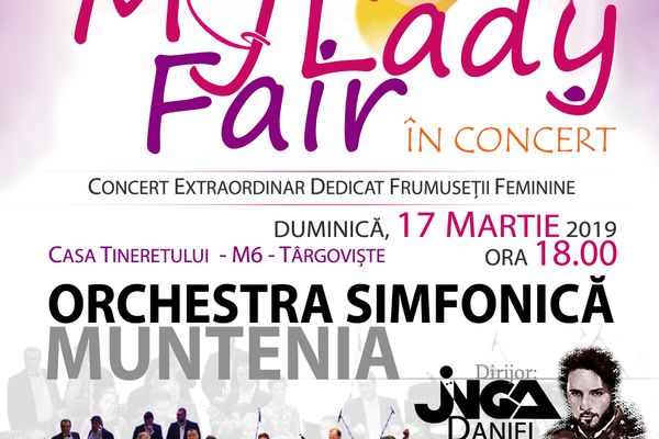 Concert simfonic gratuit, dedicat eternului feminin, la Târgoviște