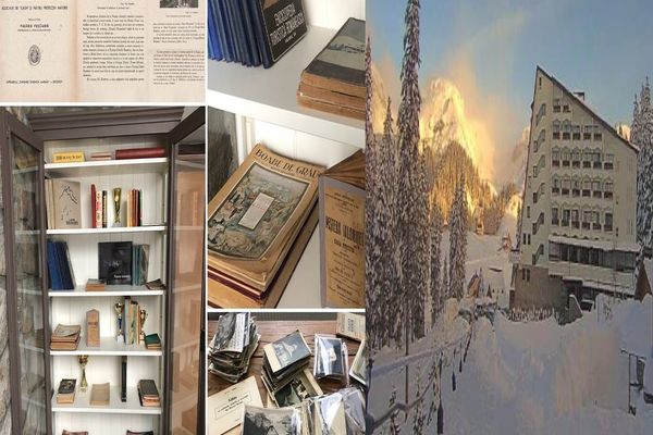 Bibliotecă în vârf de munte, la 1610 m altitudine