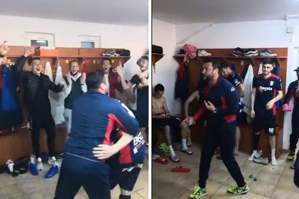 Video| Atmosferă incredibilă în vestiarul Chindiei după victoria cu Daco Getica