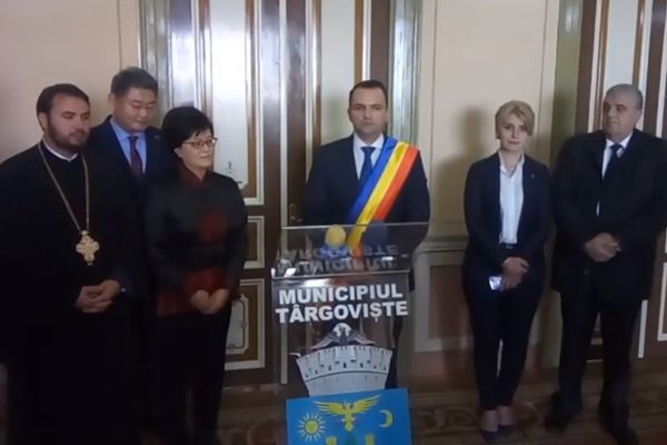 Noul ambasador al Chinei,în România, a venit la Târgoviște