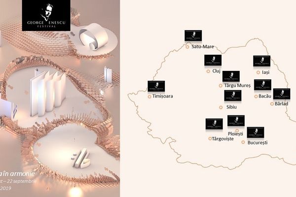 Festivalul Internaţional „George Enescu” - Concerte, în 11 oraşe din ţară, printre care și Târgoviște