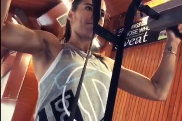 Video| Sorana trage tare, în sala de antrenament