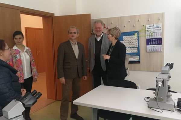 Dan Puric, în vizită la Universitatea Valahia, din Târgoviște