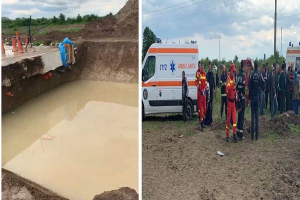 Update| Doi frați au căzut într-o groapă plină cu apă la Conțești. În ciuda eforturilor disperate, au fost declarați decedați.