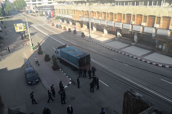 FOTO| Accesul auto, pe străzile Târgoviștei, este restricționat, din cauza unui miting electoral