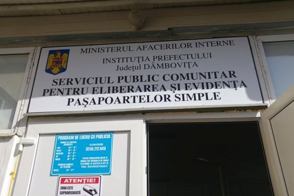 A fost prelungit programul de lucru cu publicul la Serviciul Public Comunitar pentru Eliberarea și Evidența Pașapoartelor Simple al județului Dâmbovița