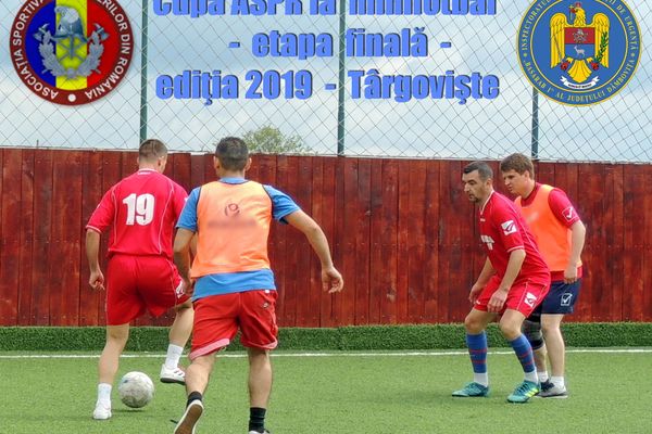 ISU Dâmbovița este gazdă pentru pompierii ce se întrec în Cupa ASPR la minifotbal