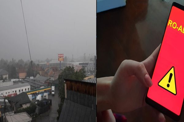 Video| Dâmbovițenii au fost avertizați, prin sistemul Ro-Alert, să se ferească de furtună