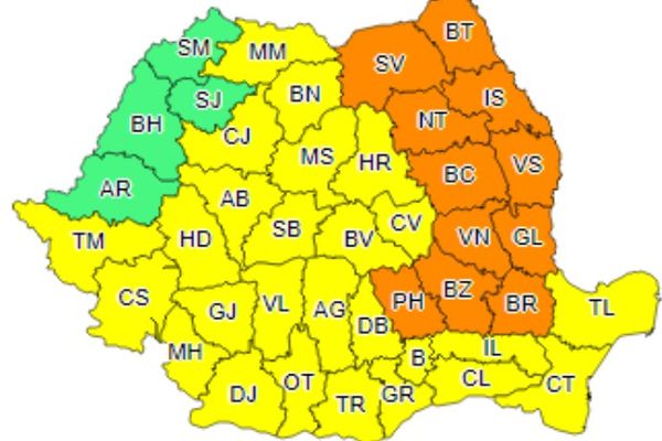 Nu mai scăpăm de ploi. Nou Cod Galben emis de meteorologi, pentru Dâmbovița