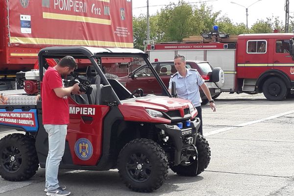 Video| Autospecială nouă și bilanț la ISU Dâmbovița