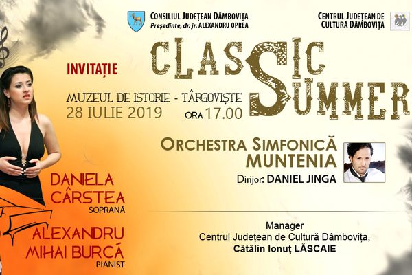 Classic Summer, la Târgoviște, de Ziua imnului naţional