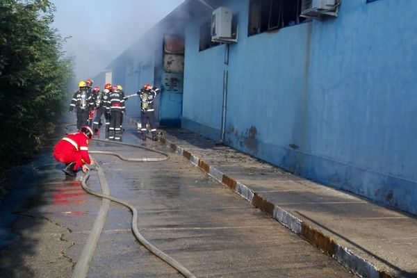 Video| Pompierii au lichidat incendiul de la Butimanu. Au ars substanțe periculoase