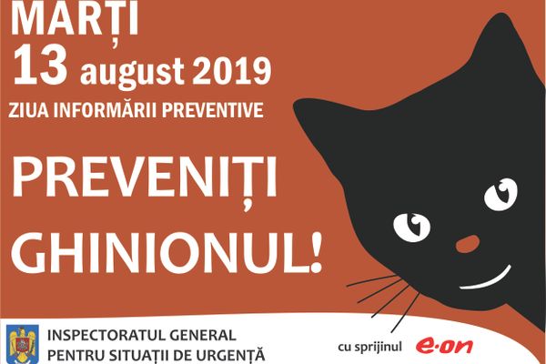 Marți 13-Preveniți ghinionul. Ziua informării preventive (și) la ISU Dâmbovița