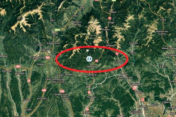 Cutremur de 2,8 în zona Glod - Moroieni, din Dâmbovița