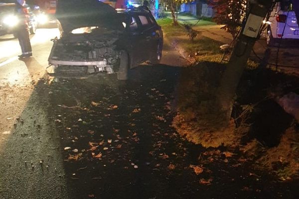 Drum blocat de un șofer băut bine, la Pucioasa