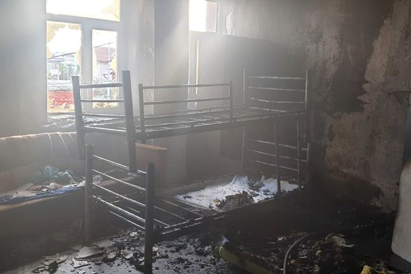 Incendiu la "cantina săracilor" din Târgoviște