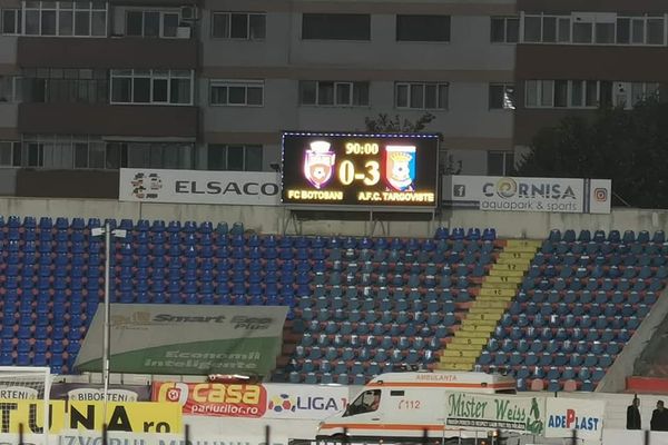 Chindia obține o victorie de senzație la Botoșani,în liga I