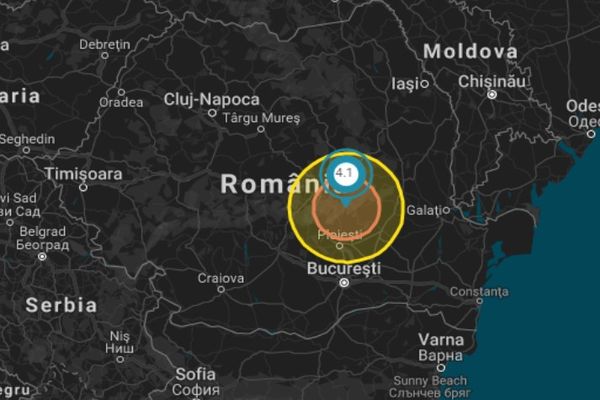Încă un cutremur, de peste 4 grade, a avut loc în Vrancea, în noaptea de 7 spre 8 septembrie