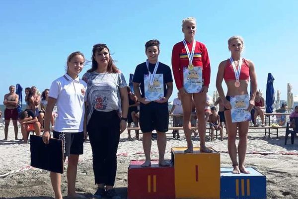 Foto| Medalie pentru CS Târgoviște, la naționalele de lupte pe plajă ce au avut loc la Mamaia