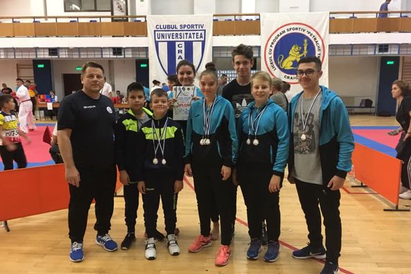O medalie de aur, trei de argint și șase de bronz obținute de CS Târgoviște, la Cupa Băniei