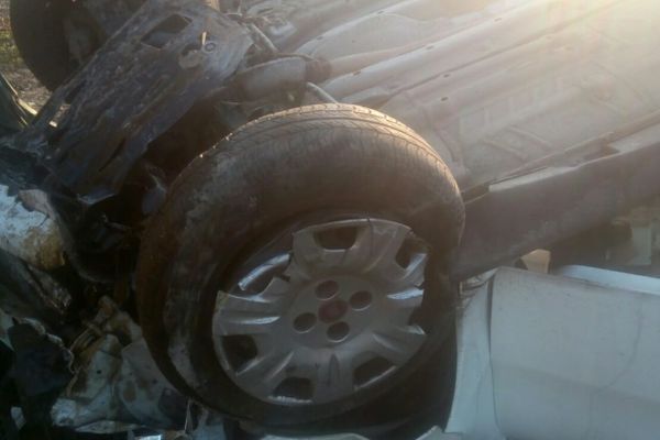 Accident spectaculos pe DN 72. Un bărbat transportat de urgență la spital