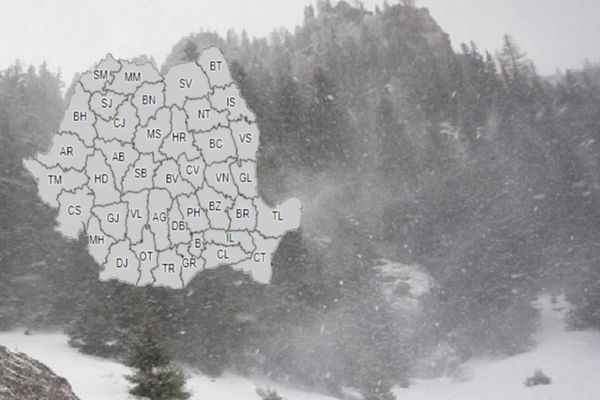Atenție, vine iarna! Informare meteorologică. Temperaturile scad spectaculos