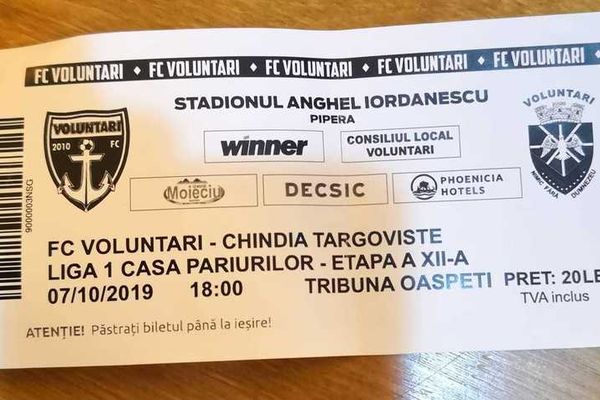 Acuze după meci. FC Voluntari a împărțit biletele diferențiat la meciul cu Chindia