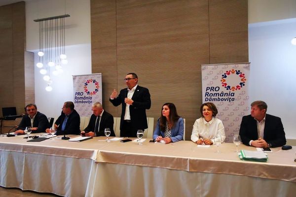 Victor Ponta(Pro România), Târgoviște 28 nov.2019: "Suntem în campanie electorală pentru prezidențialele din 2024"