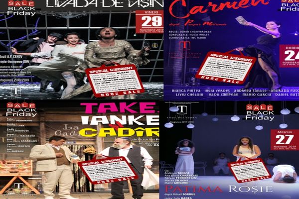 Unicat în România, o săptămână de "Black Friday", la teatru