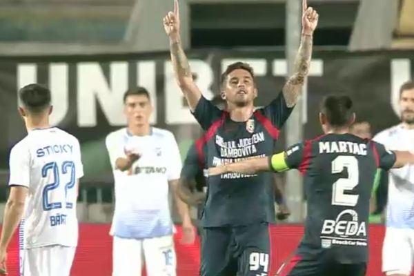 Chindia Târgoviște și Universitatea Craiova termină la egalitate (1-1), în liga I de fotbal