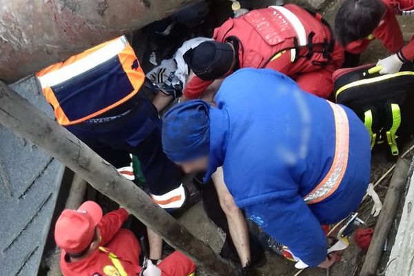 Update| Muncitorul rănit la Potlogi a fost resuscitat de medicii de la SMURD DB și transportat la un spital din Capitală