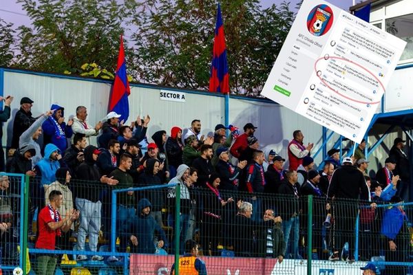 Suporterii Chindiei Târgoviște s-au supărat pe club și jucători