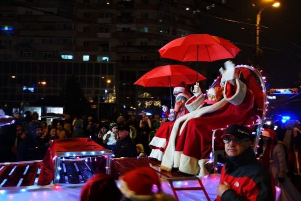 Video| Moș Crăciun a ajuns la Târgoviște!