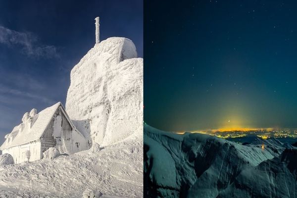 Imaginea zilei. Cabana Omu (2507m) de nerecunoscut