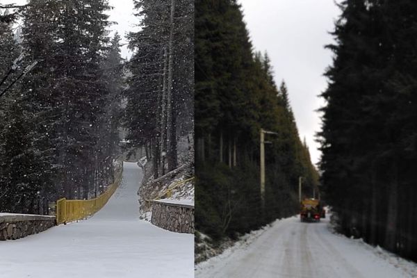 Cod galben de zăpadă și viscol în Carpații Meridionali (peste 1800 de m). Vezi cum se prezintă drumurile în Bucegi